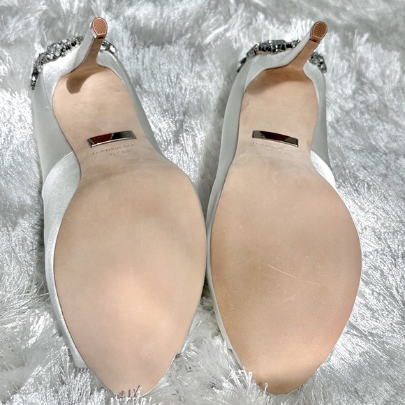BADLEY MISCHKA Embellished Peep-Pump Shoes in size (6.5) - Picture 4 of 10